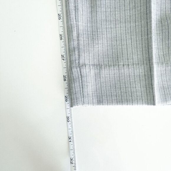 Banana Republic Womens Trouser Pants Ryan Grey Stripe Size 8 - Picture 10 of 11